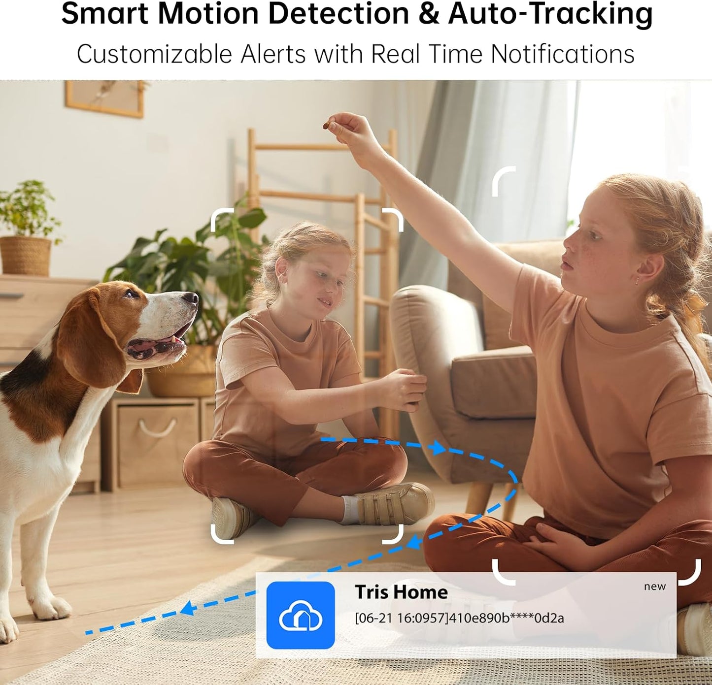 CiKiKWXO 2.4&5G 2K Vision,2-Way (2 Pack) WiFi Indoor Security Camera, HD Pan/Tilt Cameras for Home Security, Baby