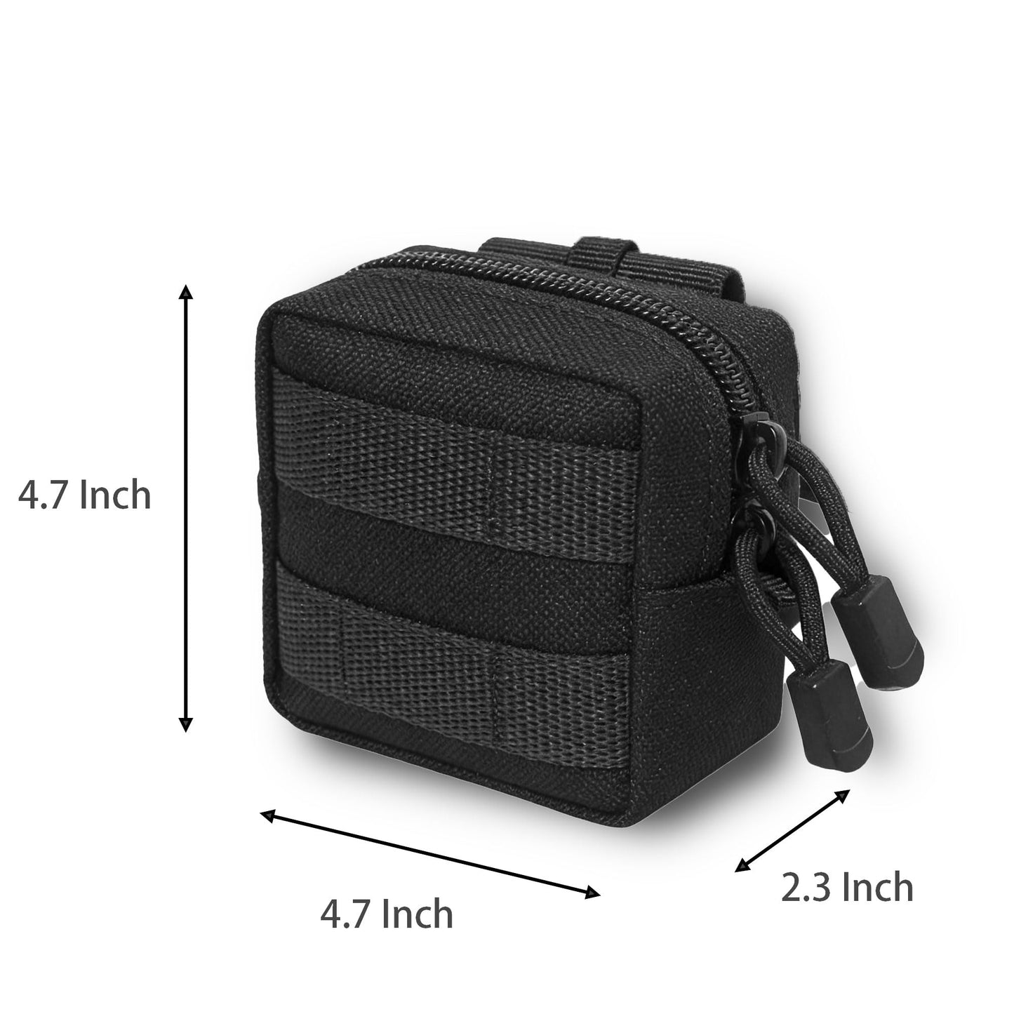 2 Pack Mini Tactical MOLLE Compact Ammo Pouch, Small Tactical EDC Belt Pouches Admin Compact Tool Utility Pouches Organizer, Wallet Cards Knife Gadgets Mini EDC Organizer Bag