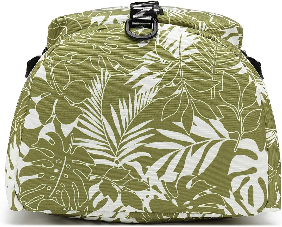 Backpack 4-Way Kalesi Gym Duffle Bag Waterproof with Shoes Compartment for travel Sport Hiking laptop (olive-green)