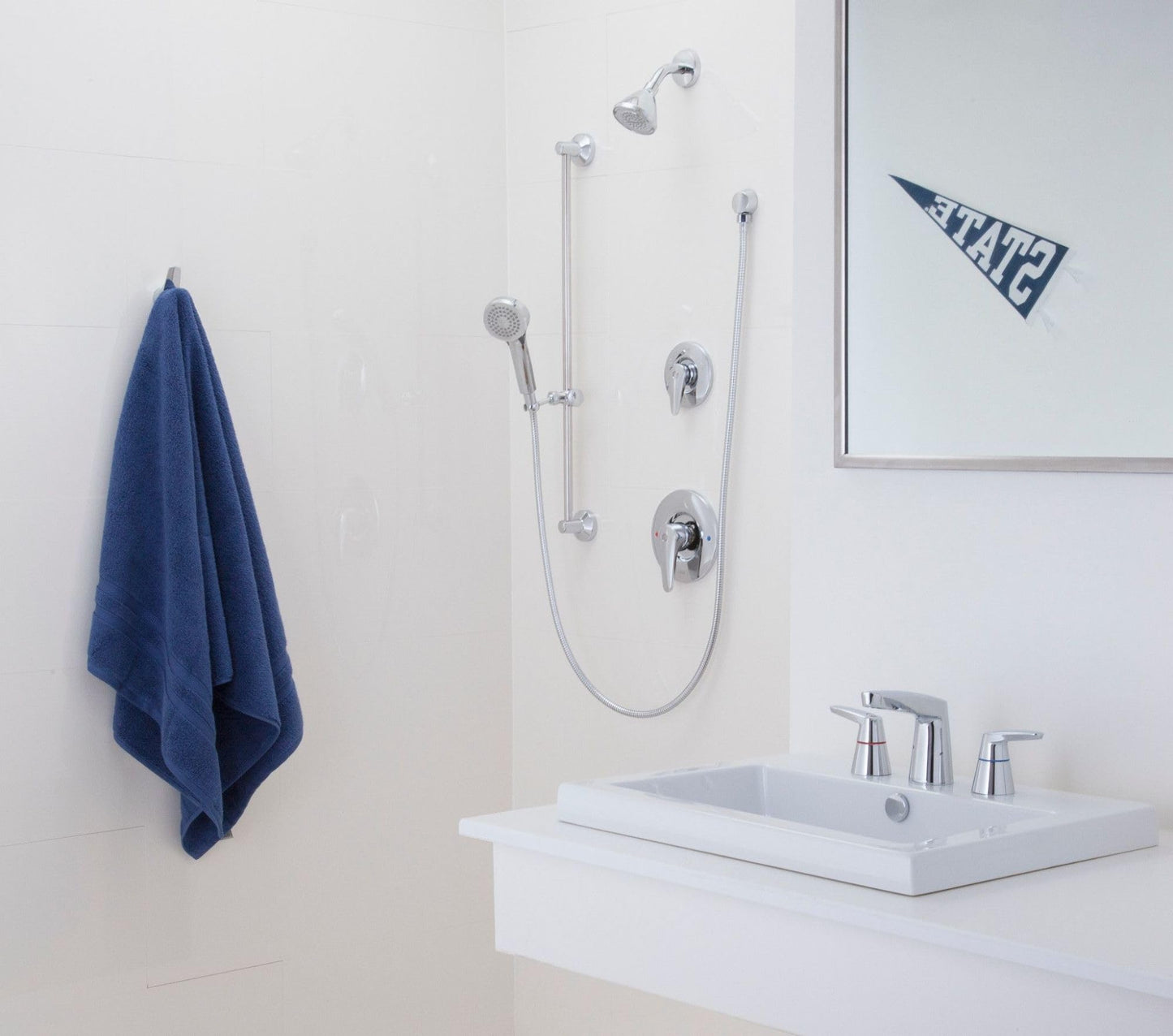 Moen T9342EP15 Commercial Posi Temp Transfer All Metal Trim Kit 1.5 GPM (Valve Not Included), Chrome