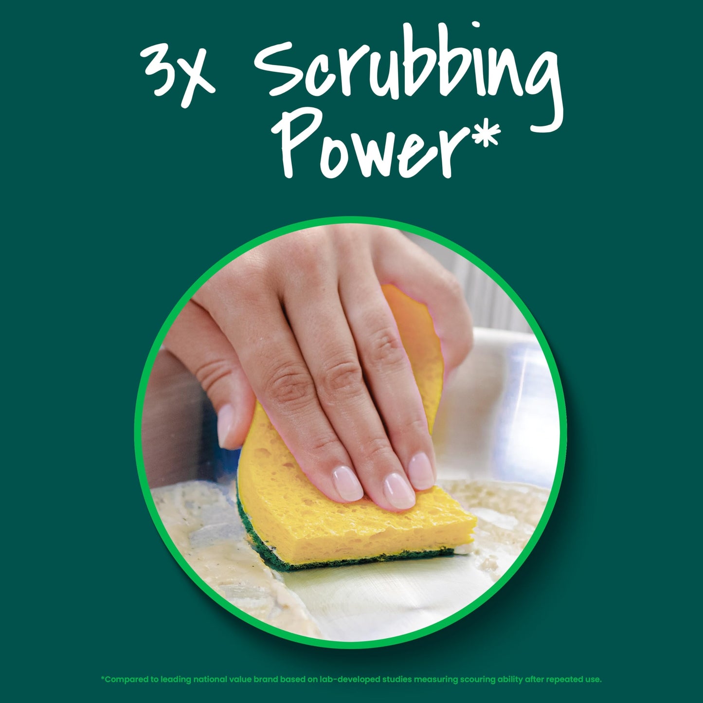 Scotch-Brite Heavy Duty Scrub Sponges, For Washing Dishes and Cleaning Kitchen, 12 Scrub Sponges