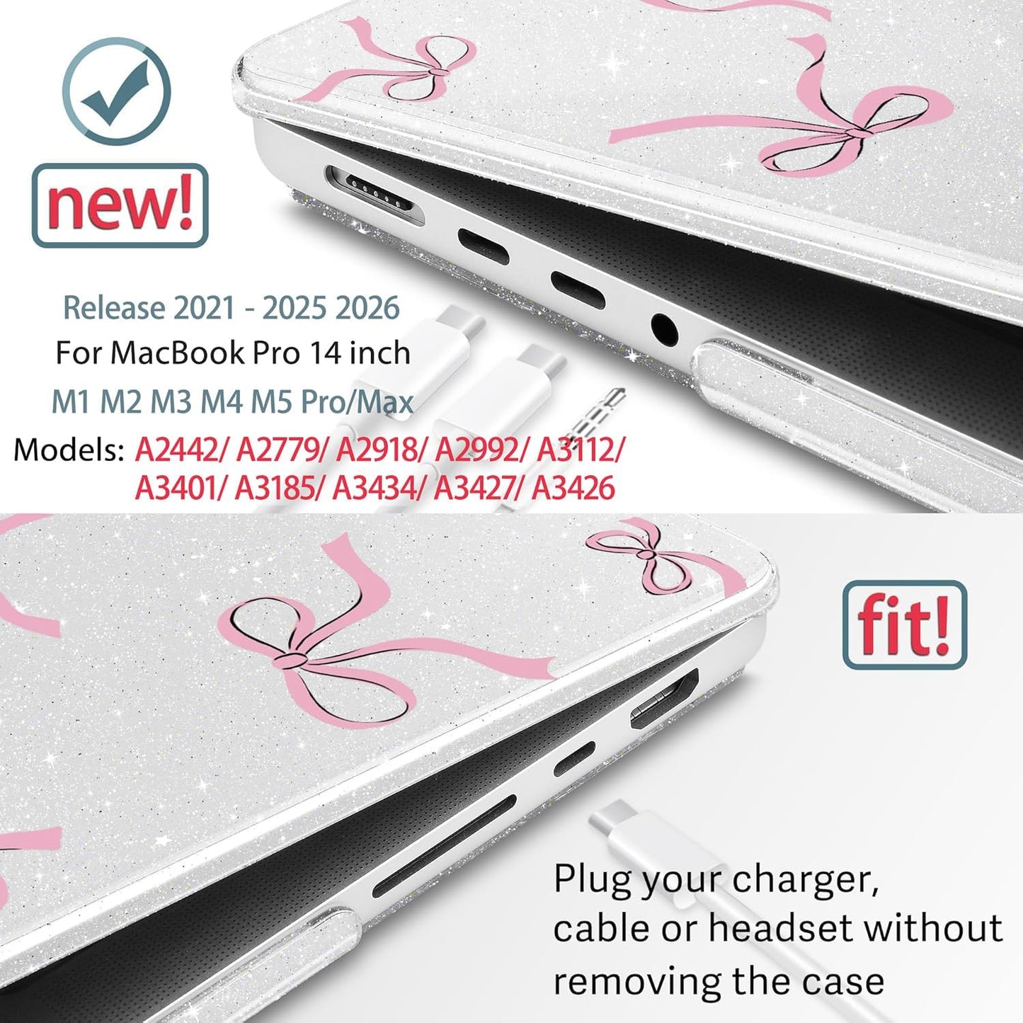 May Chen 2026 14-inch M5 M4 M3 M2 M1 2026 2025-2021, A3427 A3426 A3434 A3112 for MacBook Pro Pro/Max Chip, Release
