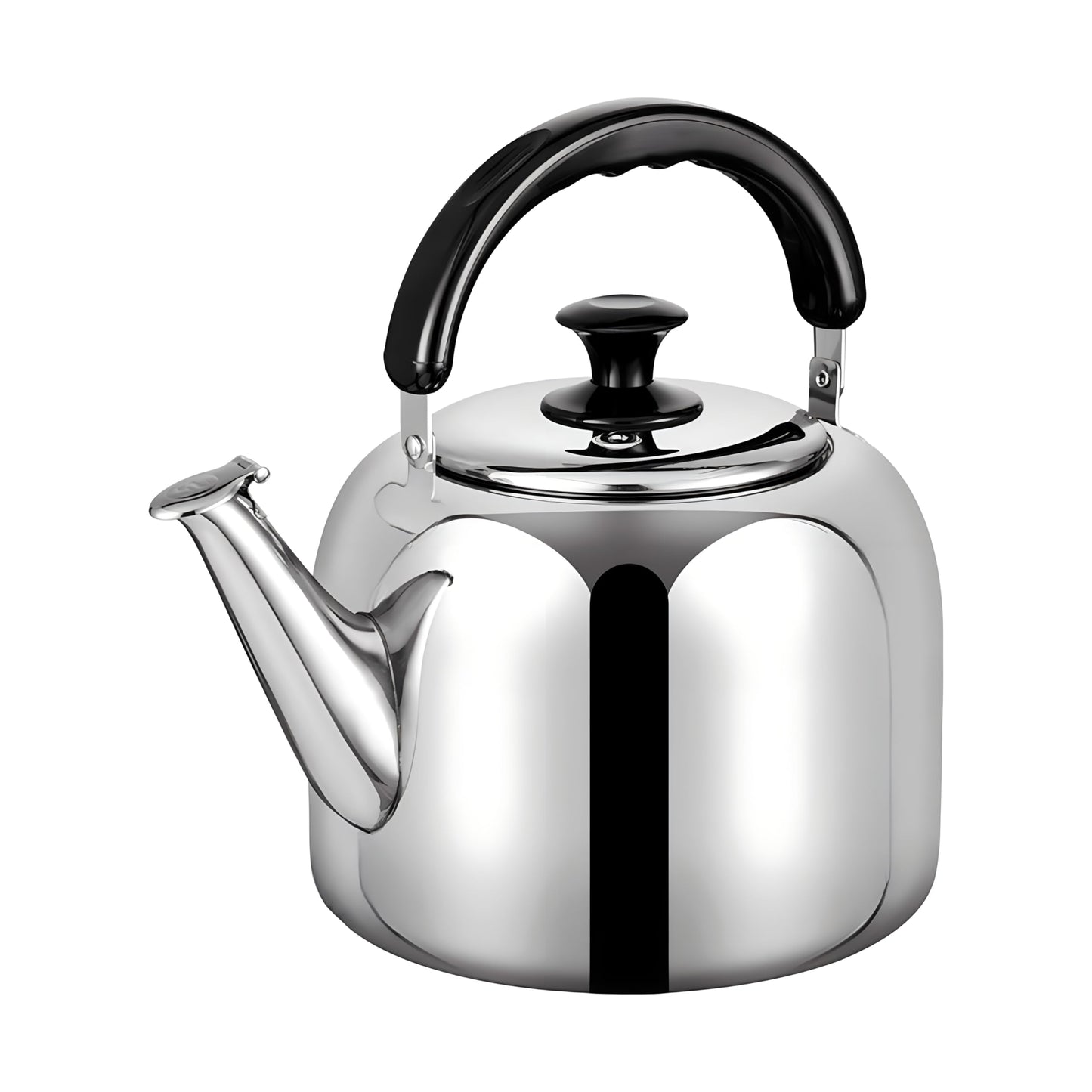 Whistling Stovetop Tea Kettle,Food Grade 316 Stainless Steel,Hot Water Fast to Boil,Stovetop Kettle with Ergonomic Handle,5.3 Quart Capacity