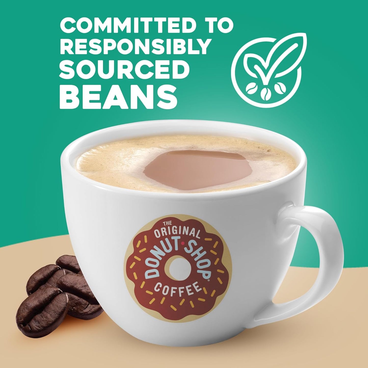 Original Donut Shop K-Cup Pods - Medium Roast Coffee, 72 Count | Single-Serve Convenience