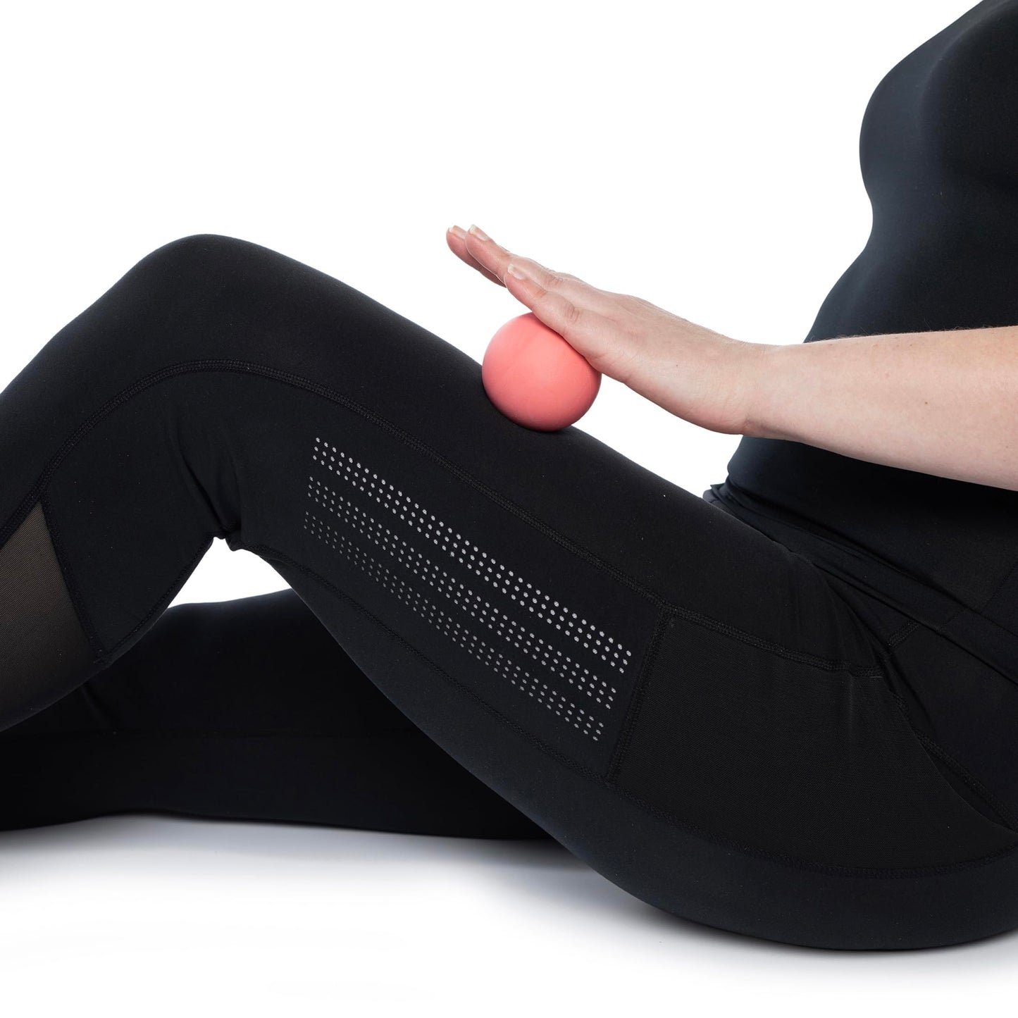 OPTP Massage Ball Set – Moderate and Firm Density Therapy Ball Set – Deep Tissue Massage Balls for Plantar Fasciitis, Sore Muscle Relief — Super Pinky Ball and Super Firm Ball