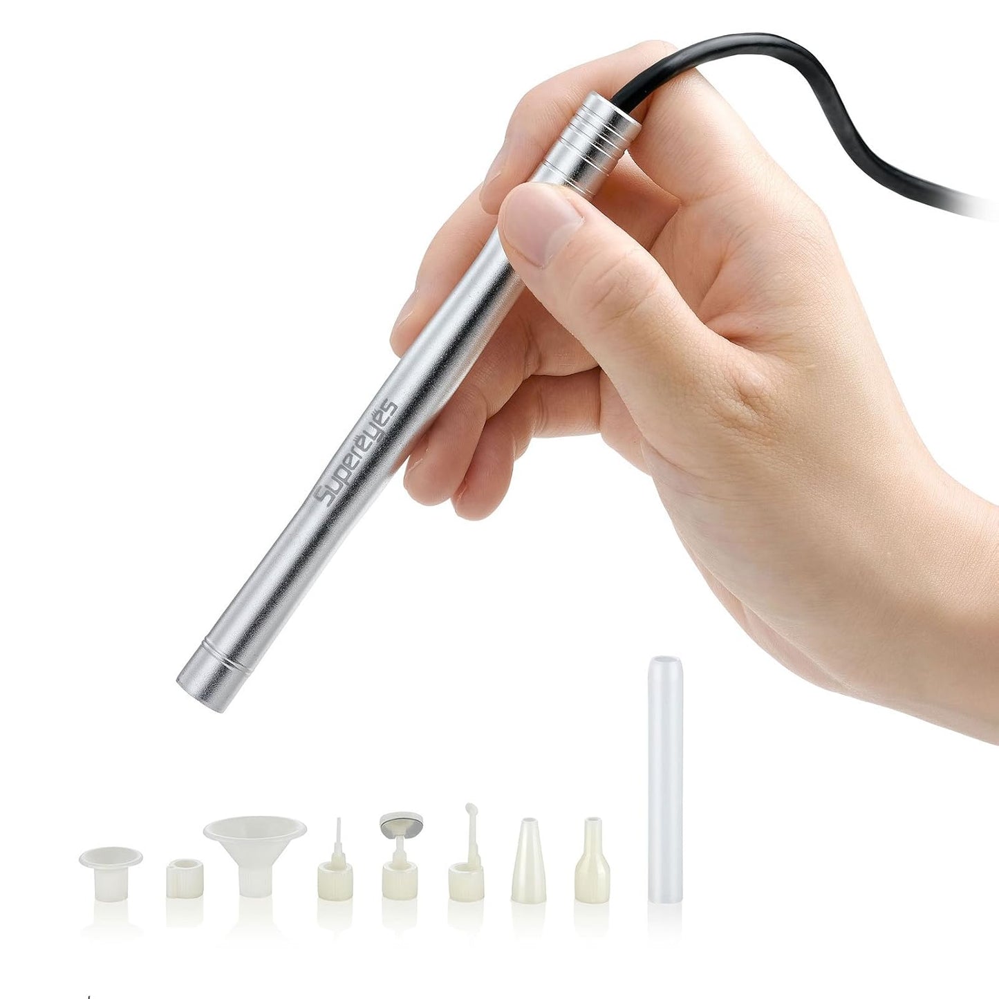 Supereyes B005+ 1~200X 11mm Handheld USB Digital Microscope Endoscope Loupe Otoscope Magnifier with Diameter Health Kit