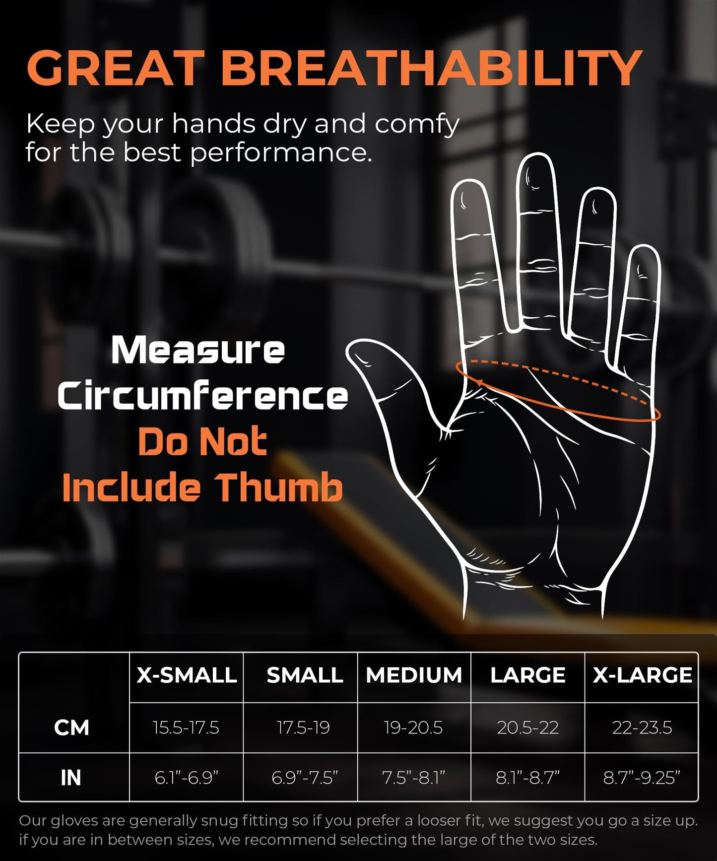 sunnex Gym Gloves for Men & Women - Breathable Weight Lifting Gloves with High-Grip Silicone Padding, Fingerless Workout Gloves for Cycling, Rowing, Pull Ups & Strength Training (Black, Small)