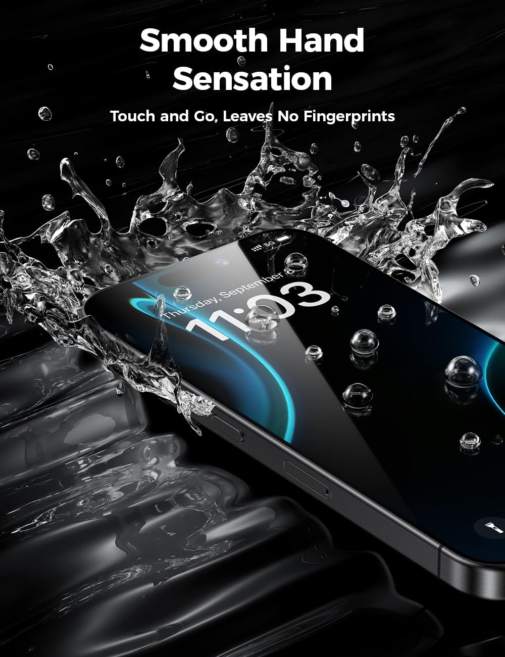 17 6.3 inch, 3D BENKS GlassWarrior Sapphire Screen Protector for iPhone Pro Curved Full Coverage Tempered Glass, Ultra