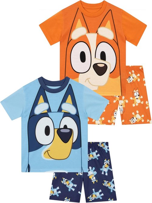 Bluey Pajamas - Bingo 2-Pack Short Boys' Pajama Sets | Perfect Summer PJs