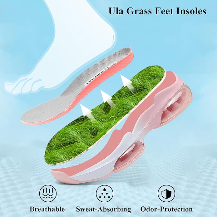 VITUOFLY Kids Basketball Shoes Boys Air Cushion Sneakers Girls Mid Top School Hoops Shoes Non-Slip Outdoor Sports Running Gym Comfortable Durable Little Kid/Big Kid