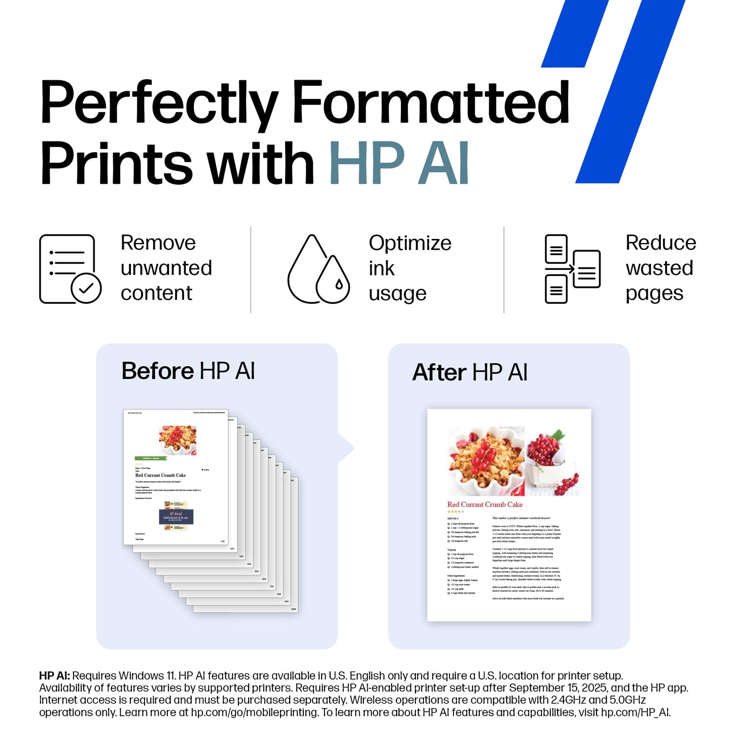 HP Smart Tank 6001 Wireless All-in-One Ink Tank Printer, Scanner, Copier with 2 Years of Ink Included, Best-for-Home, Cartridge-Free Refillable, AI-Enabled (2H0B9A)