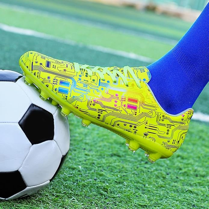 Unisex Low Top AG Sports Soccer Cleats Training Shoes Non-Slip Wear Resistant Football Shoes