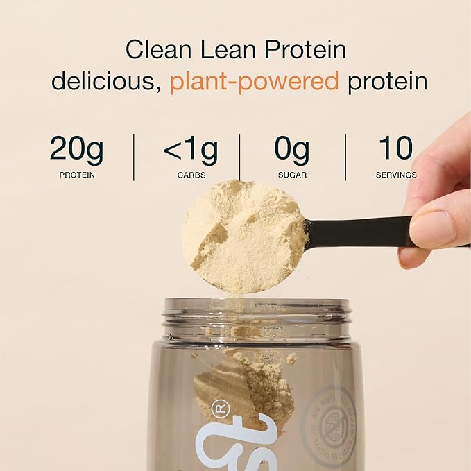 Nuzest - Pea Protein Powder - Clean Lean Protein, Premium Vegan Plant Based Protein Powder, Dairy Free, Gluten Free, GMO Free, Protein Shake, Smooth Vanilla, 0.9 oz, (Pack of 10)