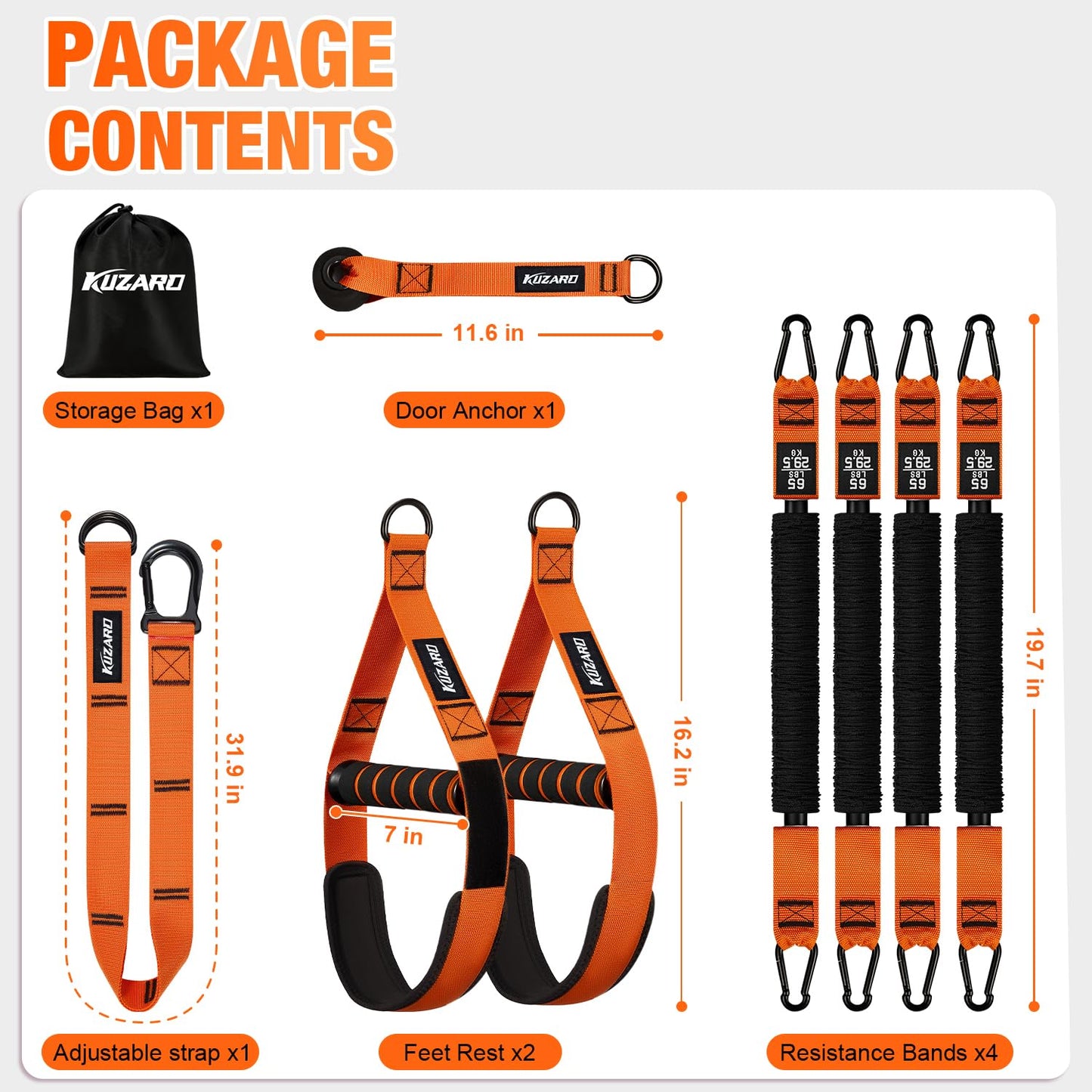 Pull Up Assistance Bands for Women, Heavy Duty Resistance Bands with Handles, Exercise Band with Door Anchor, Workout Band Set for Pull Up Bar, Full Body Sculpting,Muscle Training, Recovery, Home Gym