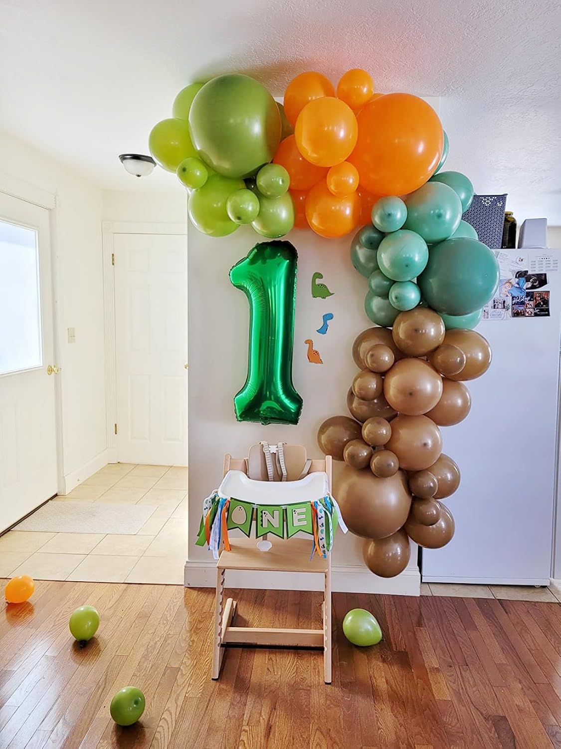 Number 7 Balloon - 40 Inch Dark Green Birthday Decoration for 7th, 17th, 27th, and 70th Celebrations
