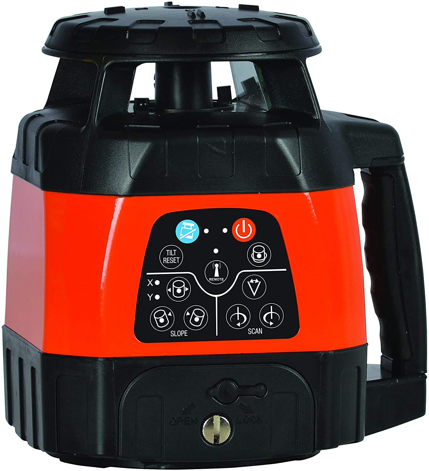 Johnson Level & Tool 40-6526 Electronic Self-Leveling Horizontal & Vertical Rotary Laser, Red, 1 Laser