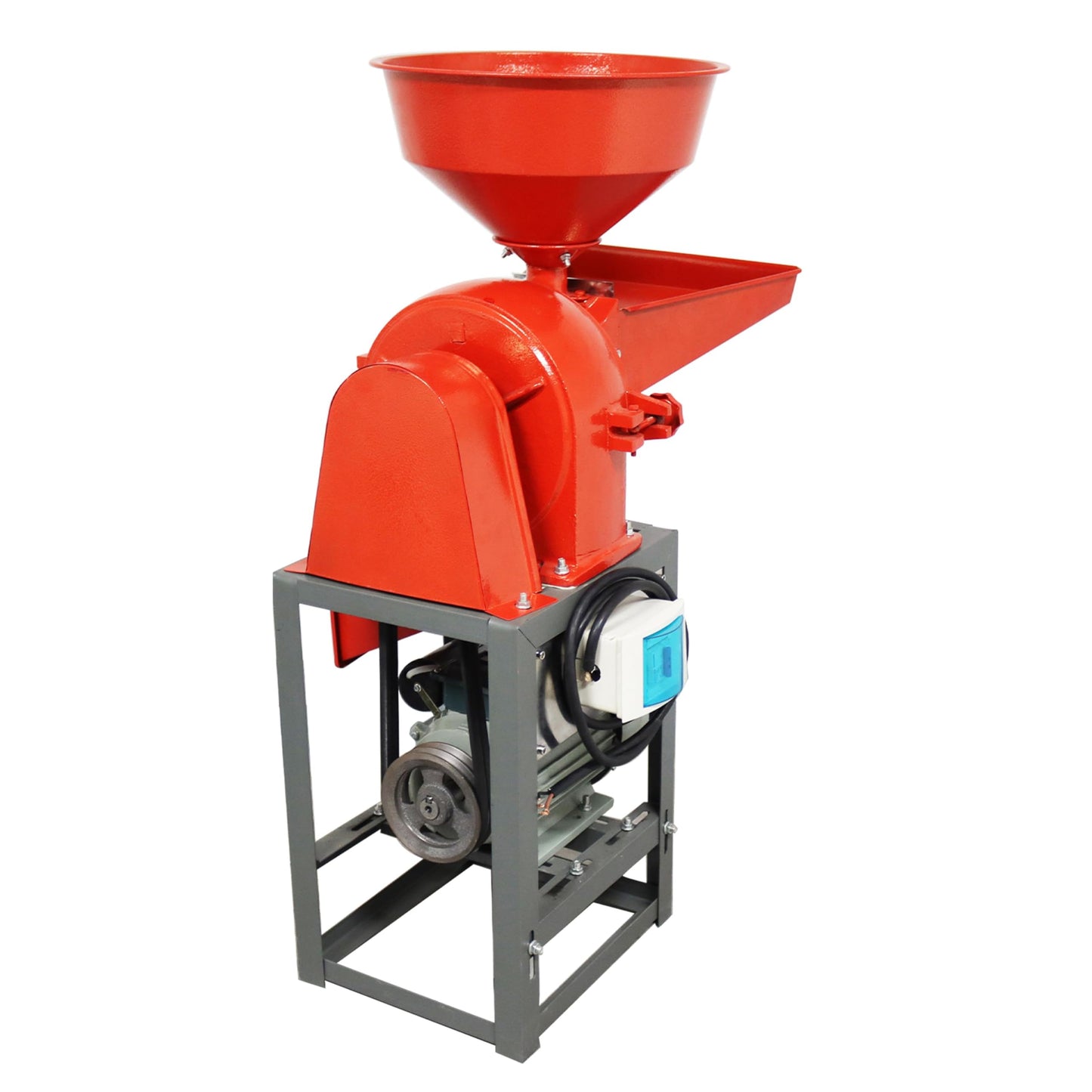 THUXEON 220V Multifunctional Crushing Machine 2.2KW Electric Grain Milling Machine Rice Grinder with 2MM 3MM Sieve Screen 220-330LBS/H for Rice Millet Corn Grain Large Material