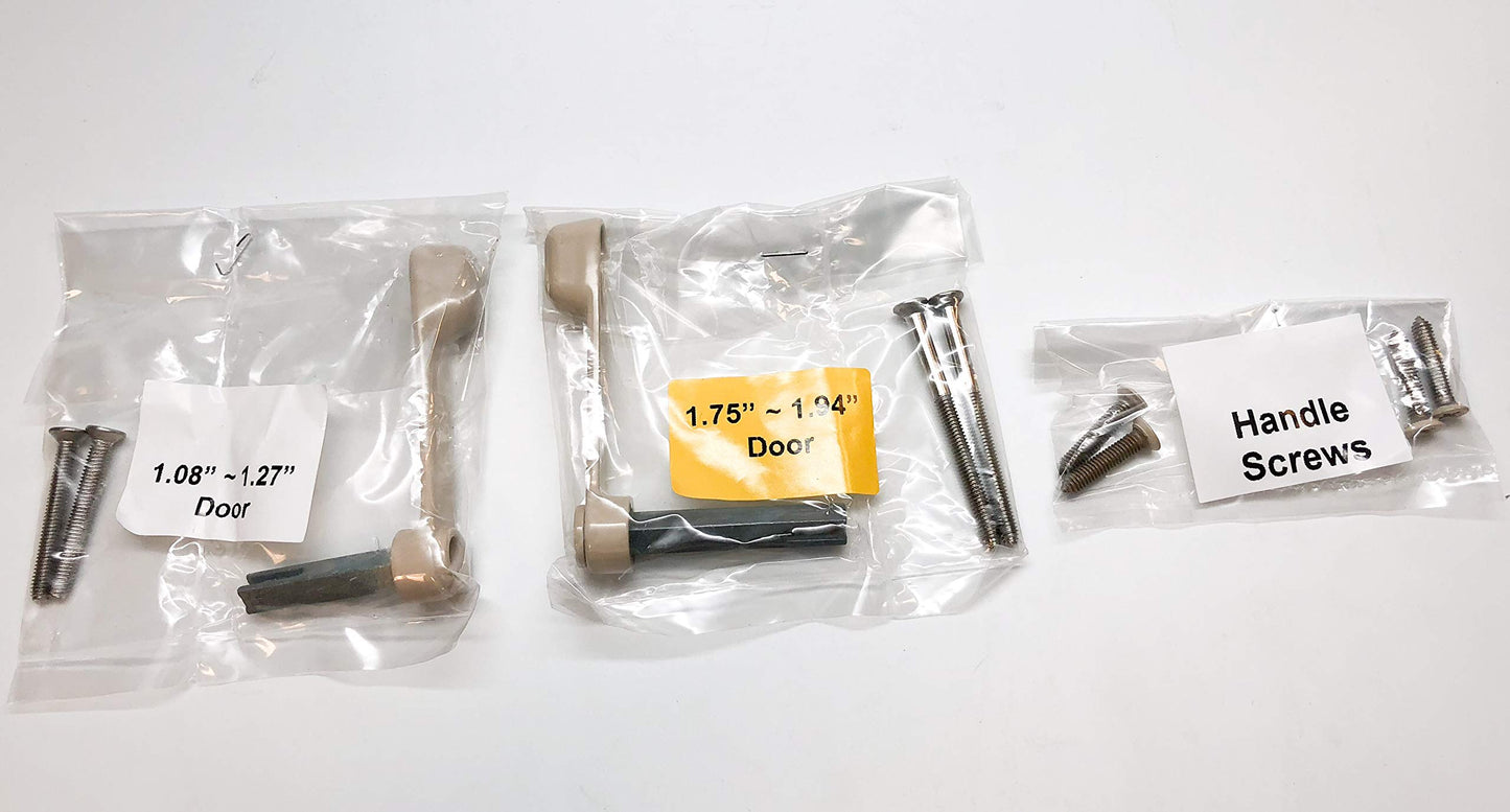 SBML Involute Sliding Patio Door Handle Set (Almond)