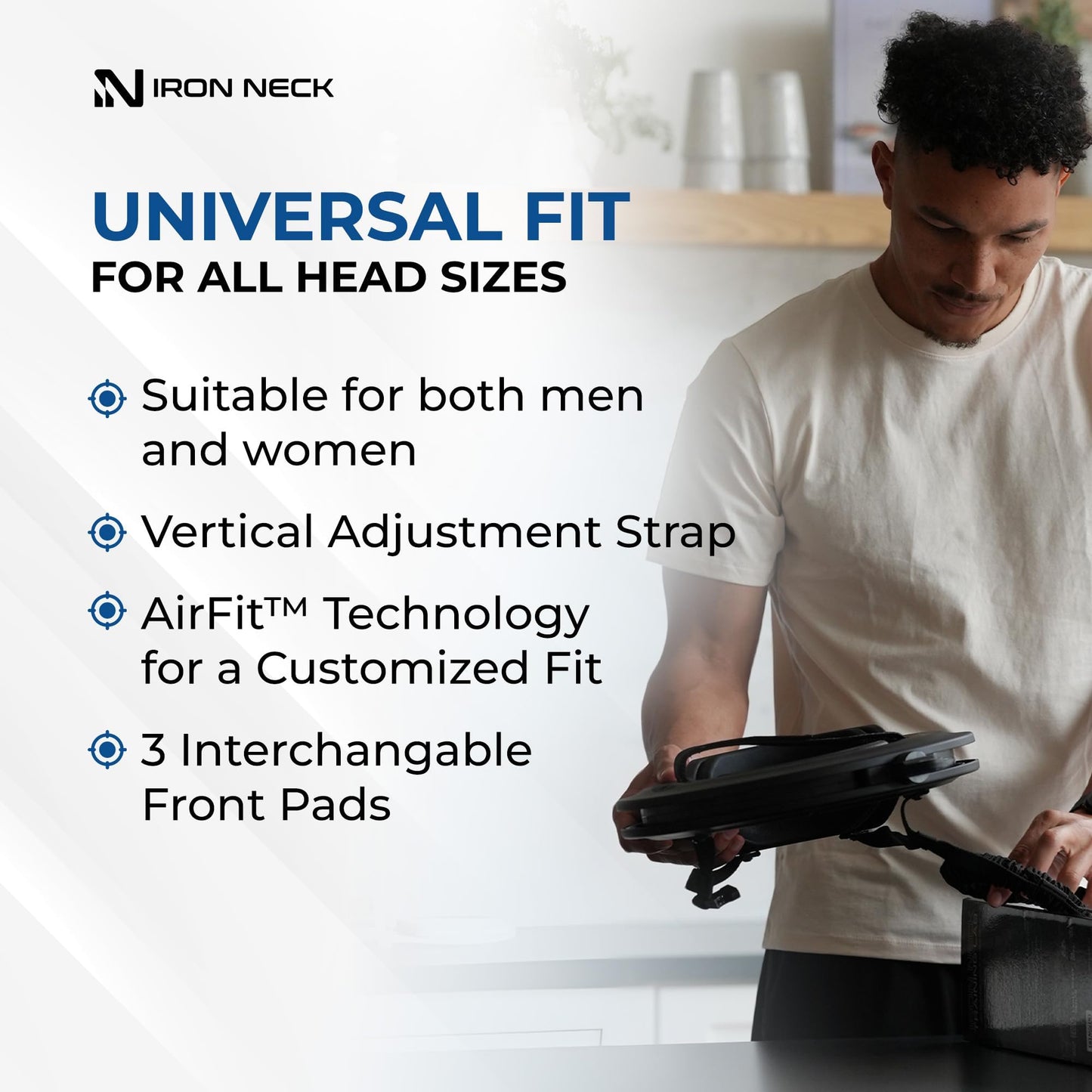 Iron Neck 3.0 Pro, Rehab Kit Bundle, Advanced 360° Neck Trainer and Resistance Bands for Working Out, Rehabilitation, Pain Relief and Posture Correction