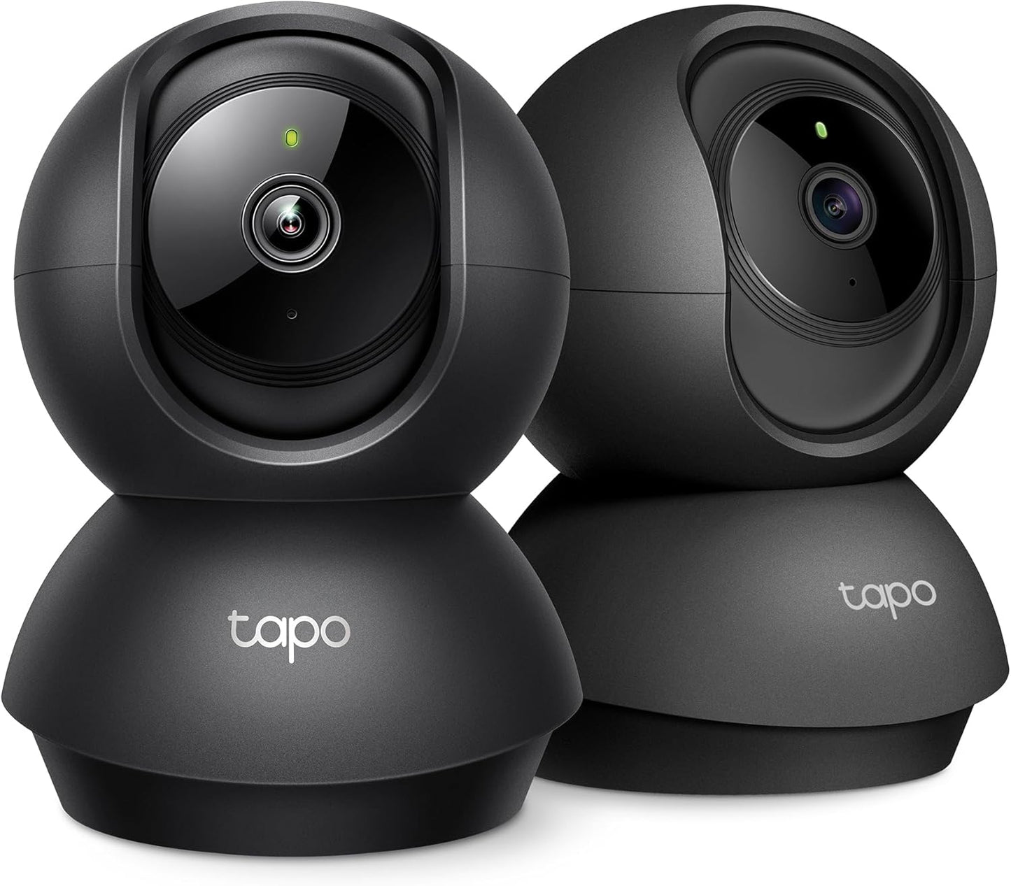 Tapo 2K 2-Way C211 (2-Pack) Indoor Pan/Tilt Wired Security Camera - Works as a Baby Monitor & Pet Camera, Motion