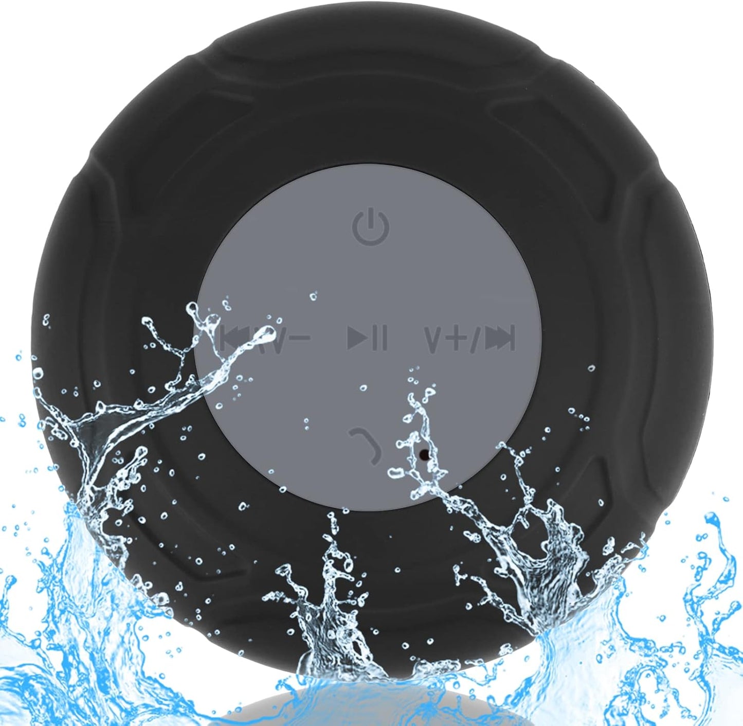 LUKADER Mini Bluetooth Shower Speaker Waterproof Cute Portable Wireless Water-Resistant Speaker Suction Cup,Handsfree