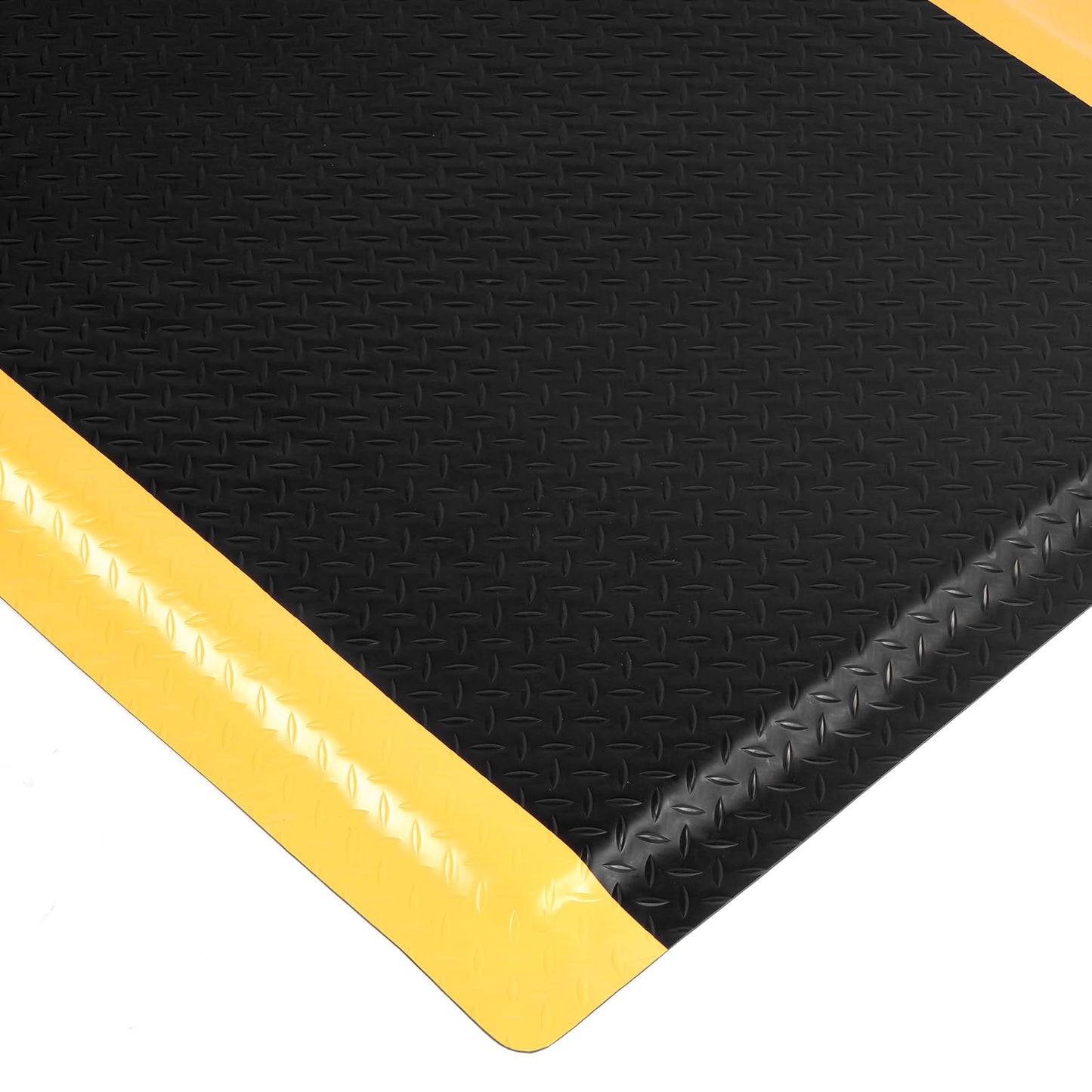 tonchean 3 x 7 FT Anti Fatigue Mats, Extra Thick 15/16" Ergonomic Standing Floor Mat Industrial Working Soft Sponge for Machinist Workshop Garage, Reducing Pressure