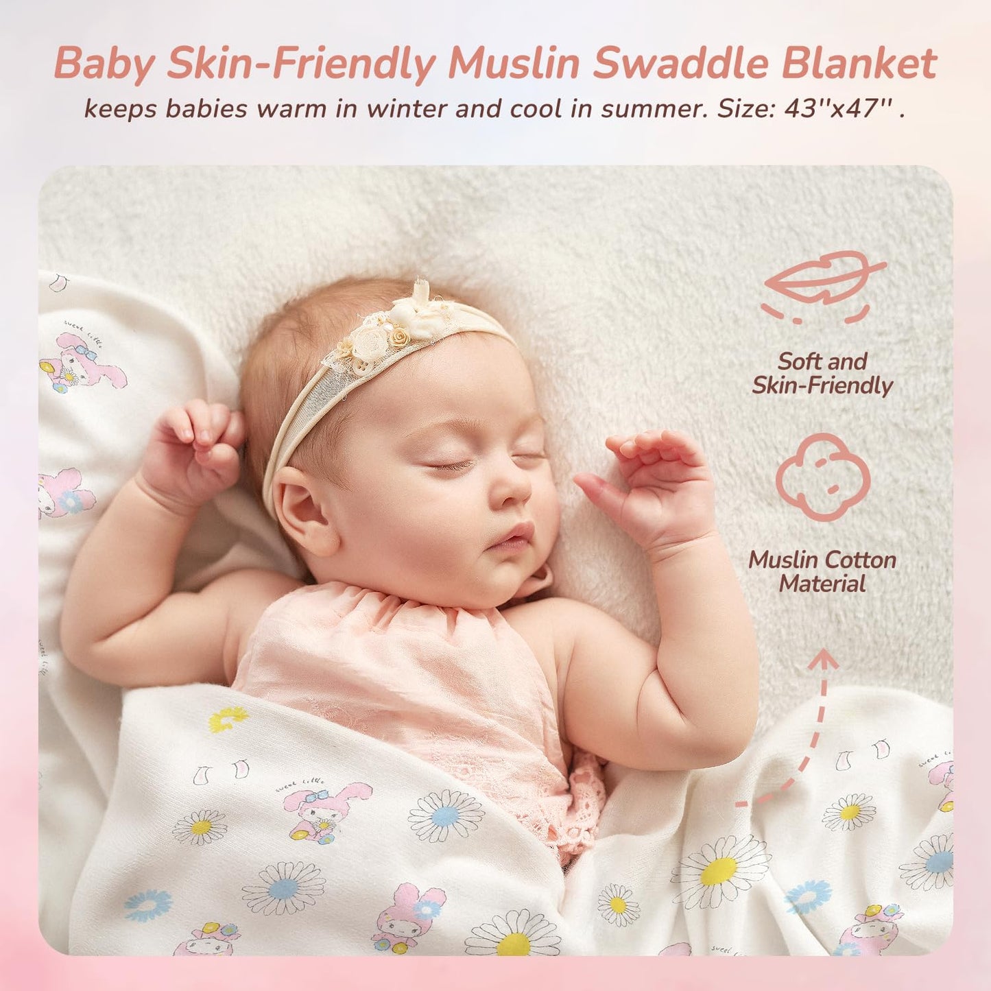 Strawberry Fairy 10 PCS Baby Gift Set - Adorable Newborn Essentials for Girls | Perfect Gender Reveal Basket