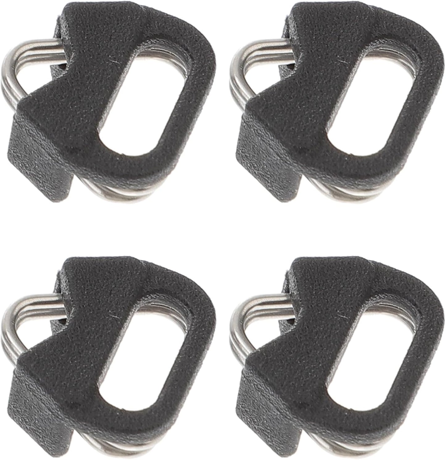 4 Sets Metal Triangle Split Ring Hooks for Camera Straps with Brackets, Heavy-Duty Triangle Ring Hooks for Mirrorless