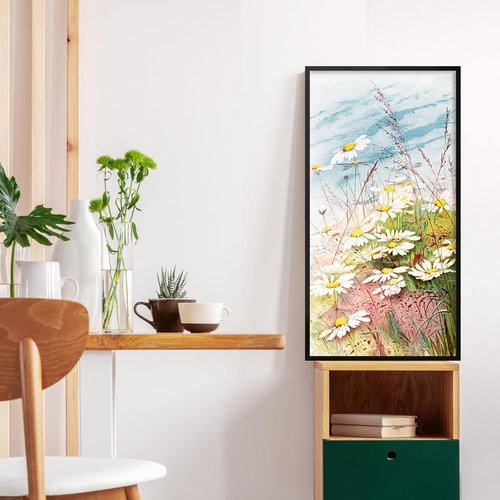 LaVie Home 13x39 Black Picture Frame - HD Plexiglass Wall Display Frame for Vertical/Horizontal Use