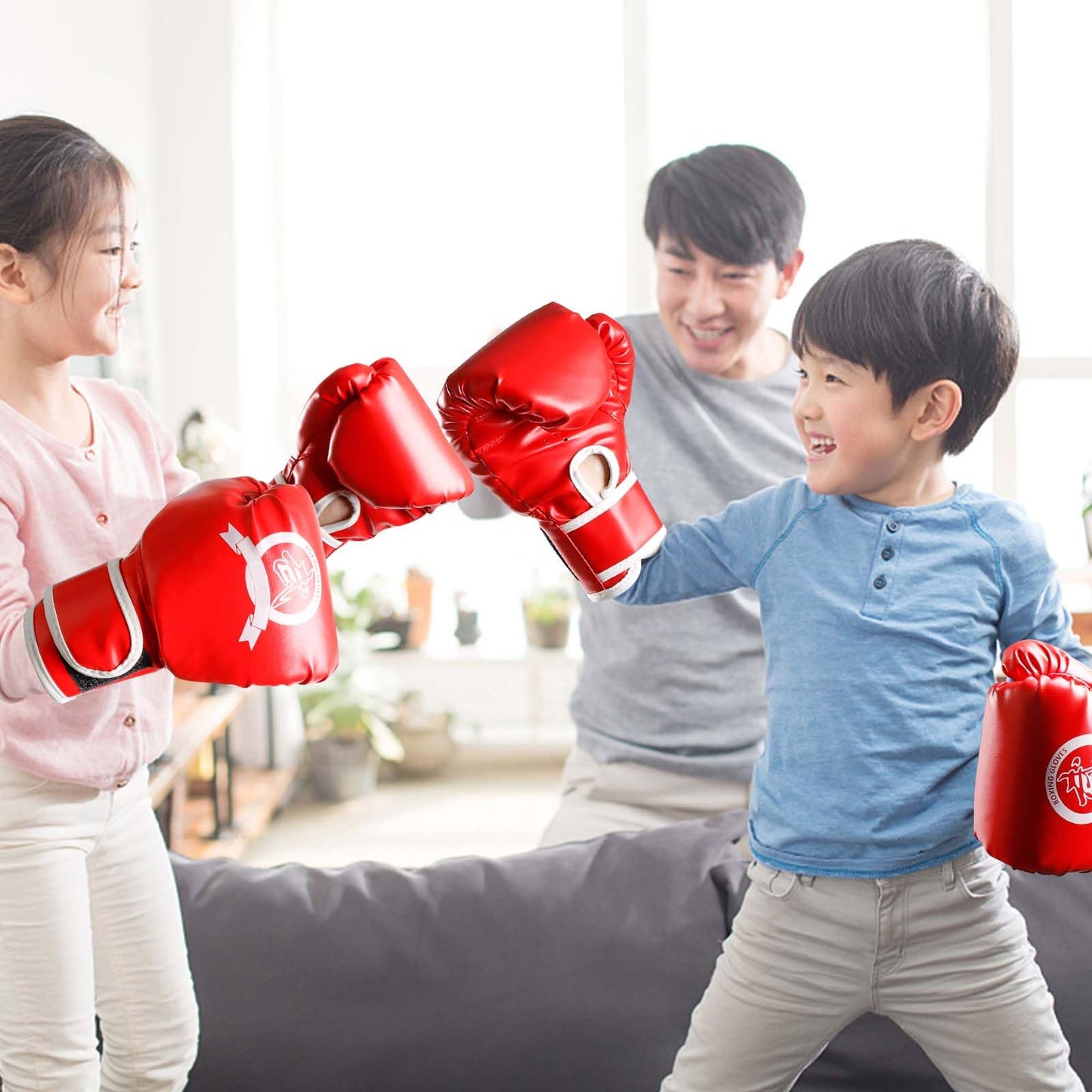 SEISSO 2 Pcs Taekwondo Kickboxing Pads + 2 Pcs Punching Mitts for Karate Training Target Thai Pads Punching Kit Kick Punch Pad Kicking Strike Shield MMA Martial Art for Men Women Gym