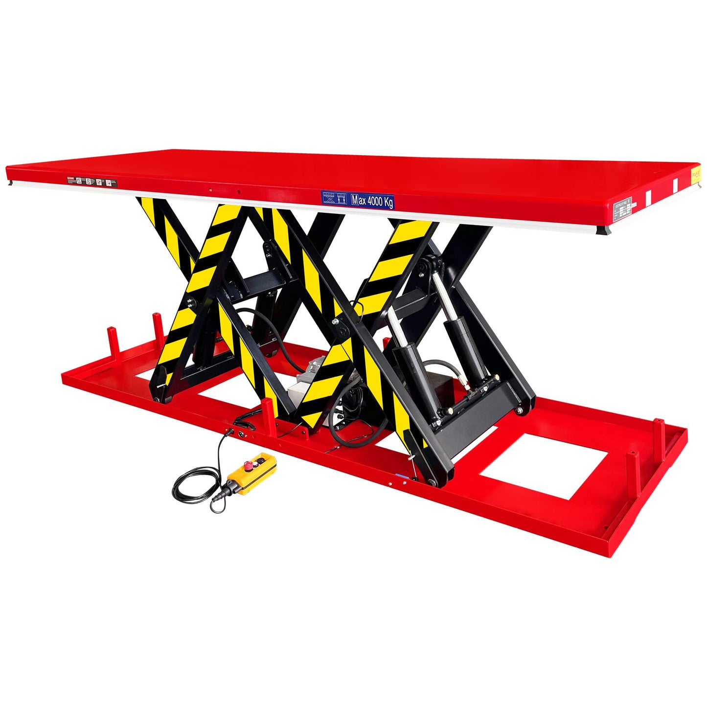 PAKE Electric Hydraulic Tandem Lifting Table, 8,800 lb. Capacity, 98-1/2" x 33-1/2"