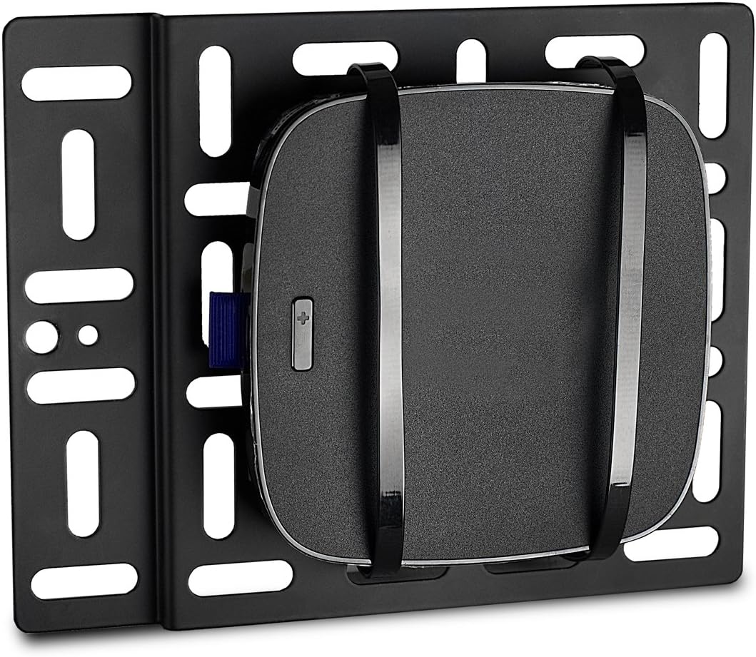 Mount-It! Universal Streaming Device Mount - Securely Attaches Behind Your TV - Compatible With Apple TV, Roku, Amazon