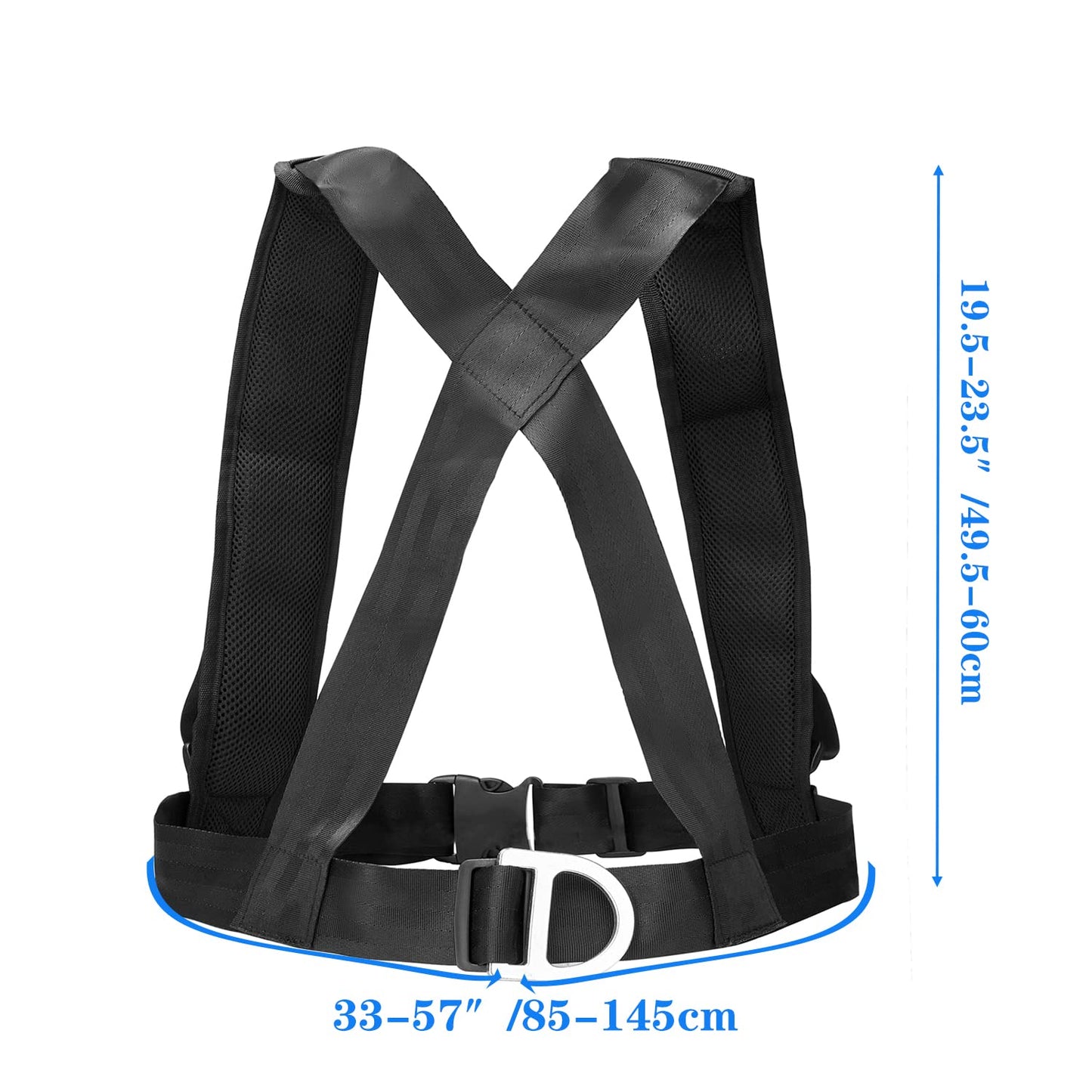 MOPHOEXII Youth Sled Harness,Sled Harness for Kids with Pull Strap, Tire Pulling Resistance Speed Training