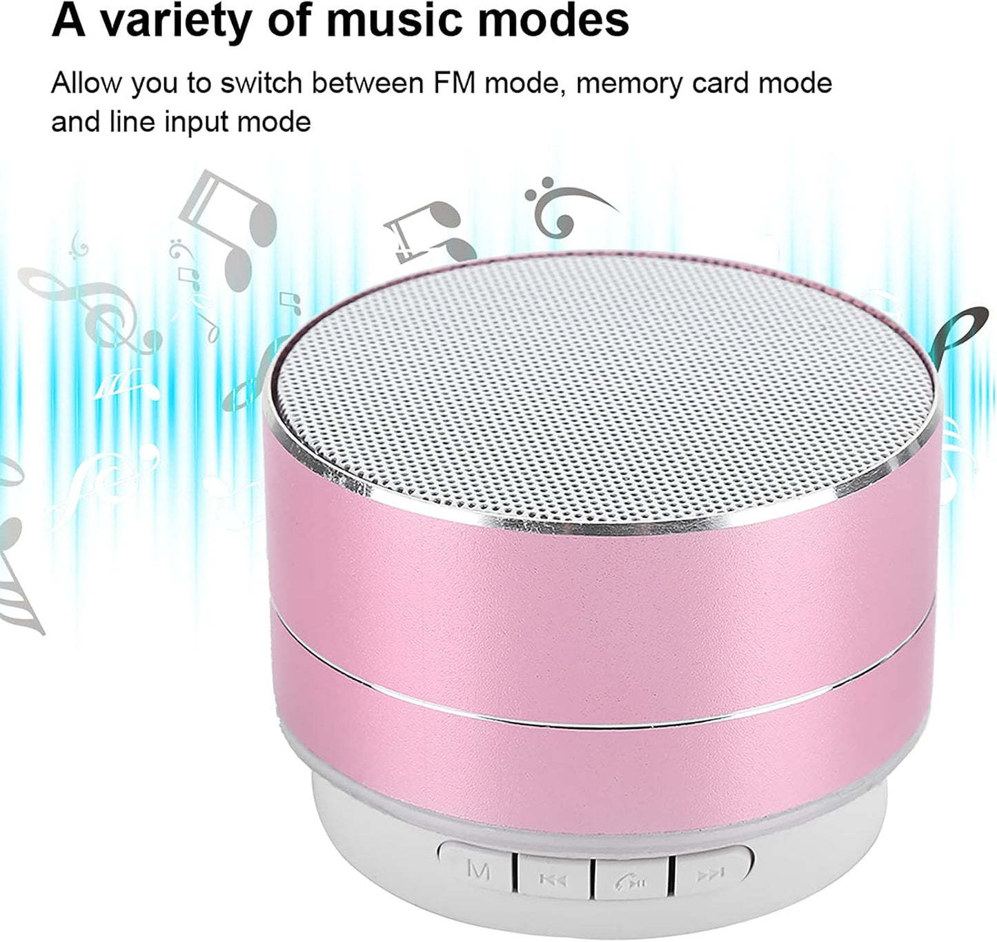 Multifunctional Metal Bluetooth Speaker - Notebook Style
