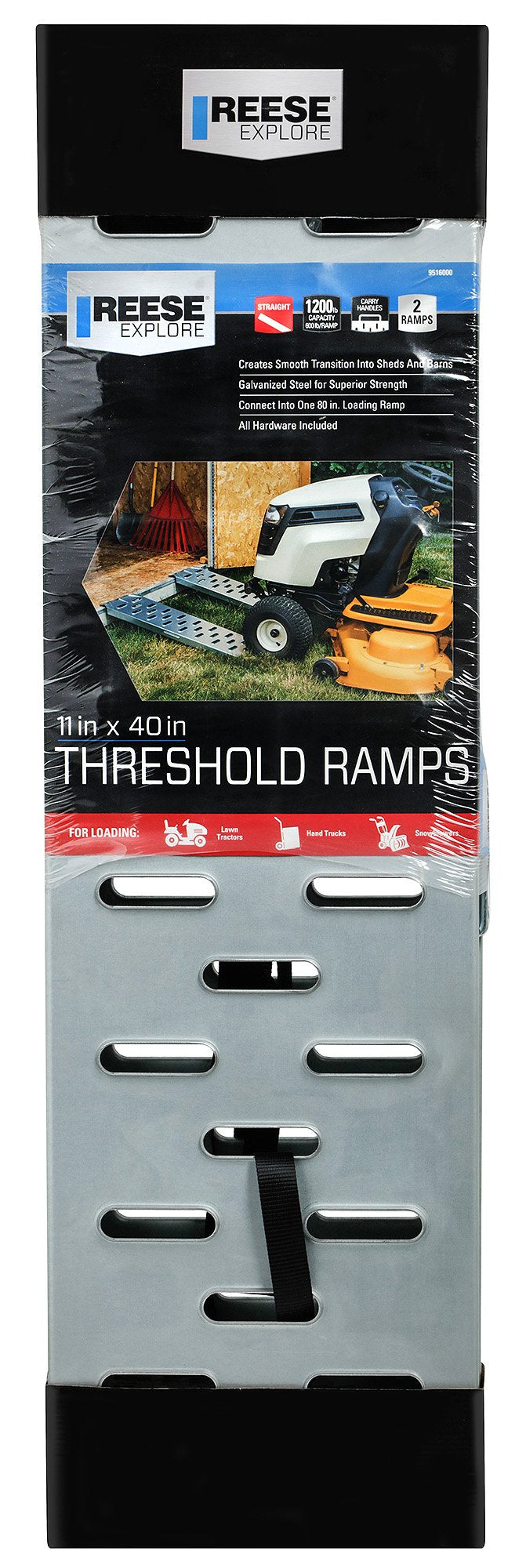 Reese Explore 9516000 40" Steel Threshold Ramps, Pair, 2 Pack