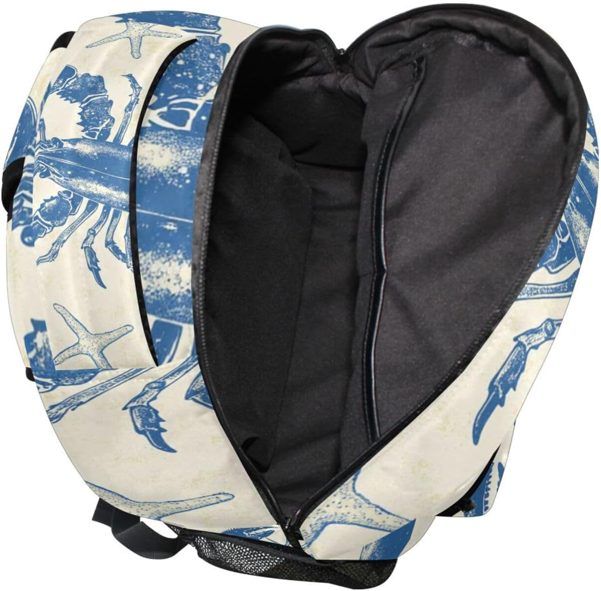 Krafig Backpacks Backpack Daypack Retro Lobsters Starfish Boys Girls Kids School Bookbag, School Bag Travel
