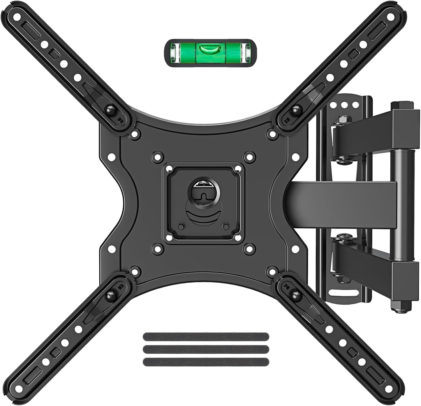 Mountory 26-60 Inch 400x400, 77 lbs. Full Motion TV Wall Mount for Most TVs, Articulating Arms Swivel and Tilt tv
