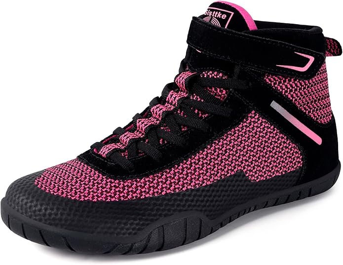 Womens Wrestling Shoes Boxing Shoes Zero Drop Sole