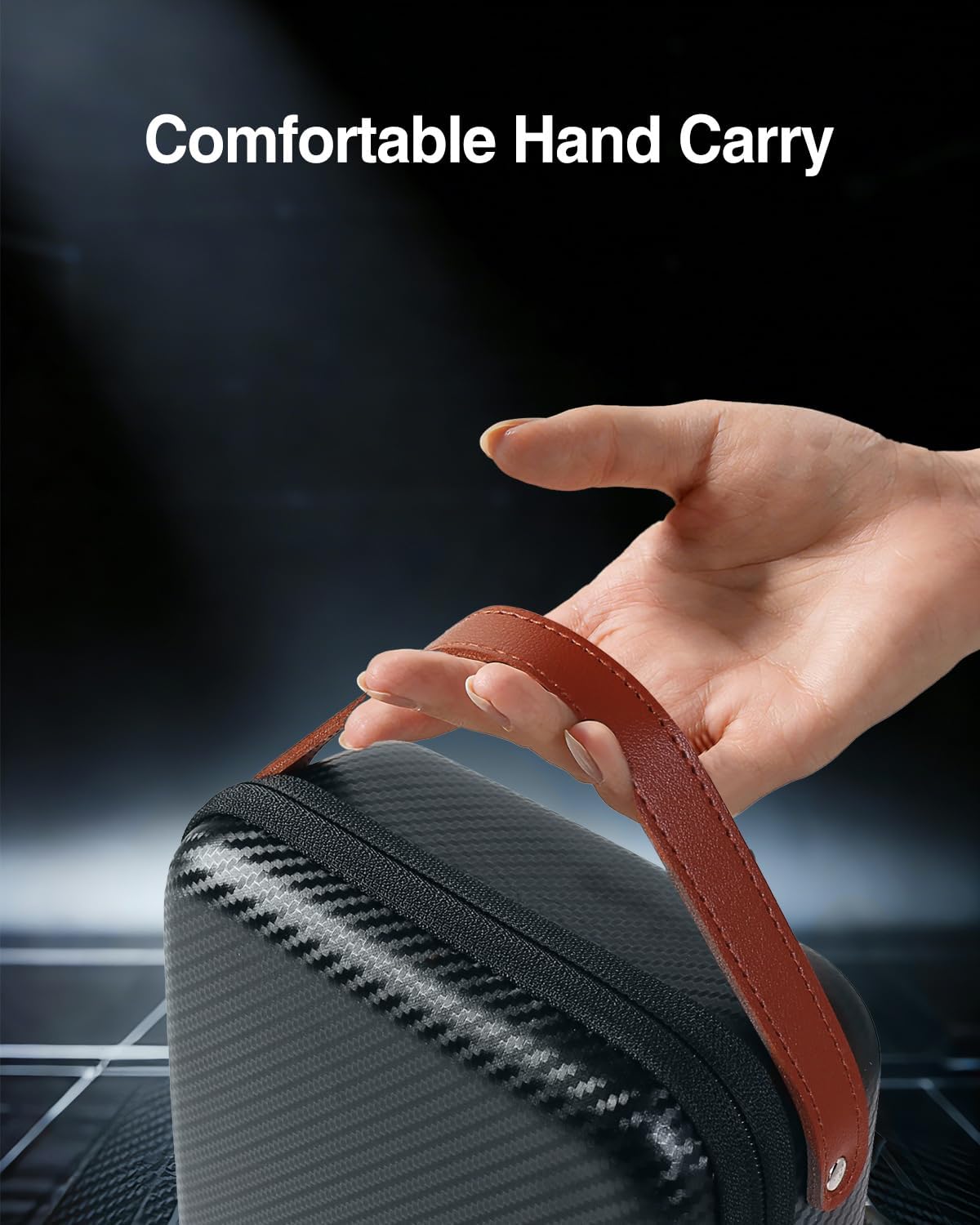 Luxtude Electronics Organizer Travel Case for Chargers and Cords, Hard Case for Electronics, Portable Tech Bag, Travel