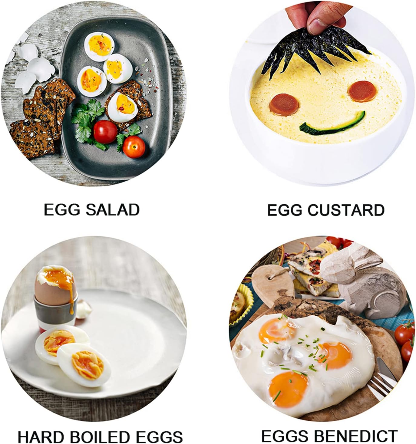 VOBAGA Electric Egg Cooker - Rapid Boiler with Auto Shut Off for Soft, Medium, Hard Boiled Eggs | 7-Egg Capacity, Green