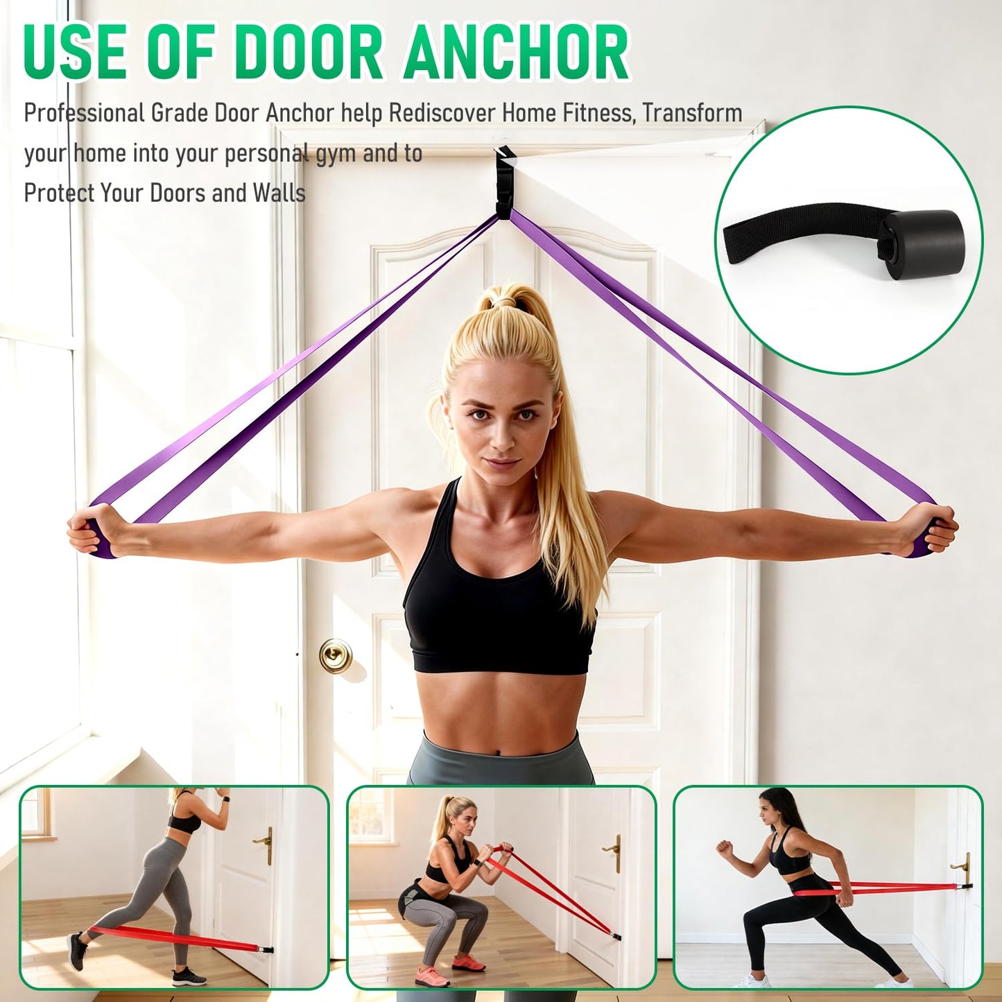 Resistance Bands for Working Out, Pull Up Assistance Bands Set, Exercise Workout Bands for Full-Body Training, Fitness, Physical Therapy, Home Gym for Women & Men (5-125lbs)