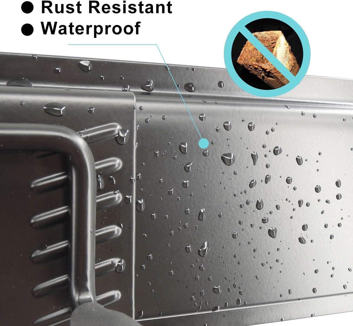 Ultrawall Heavy Duty Steel Rails - 3 PCS Set, 16 Inch Long for Maximum Support