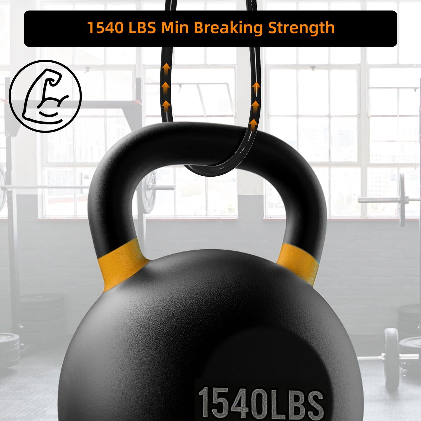LFJ Gym Cable Pulley Cable Replacement for Pulley Machine Heavy Duty Steel Wire Rope 32.8/65.6/98.4 Ft for Weight Lift Pulley System, Gym Steel Cable, Thick 5mm, TPU Coated