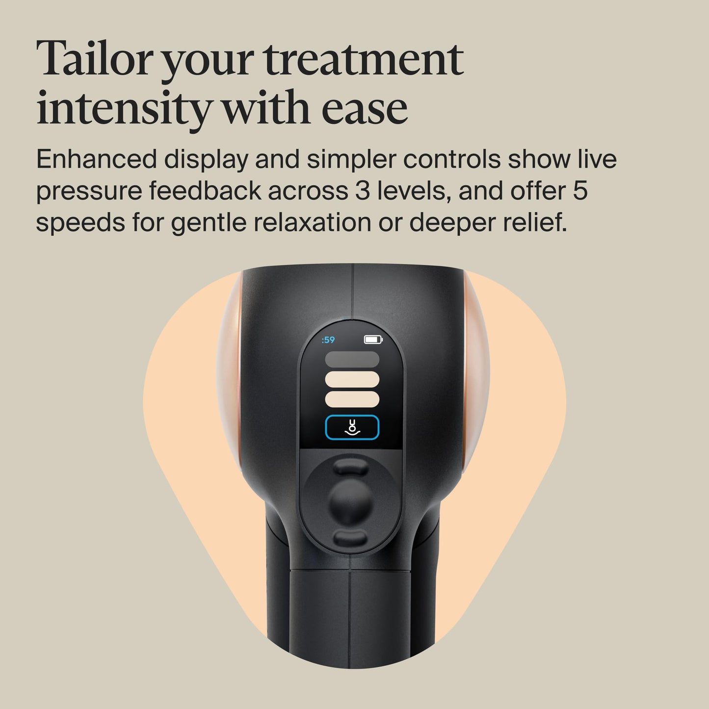 TheraGun Sense (2nd Generation) Massage Gun by Therabody - Relaxing Massage Gun with Built-in Guided Routines for Easy Stress Relief, Tension & Sleep