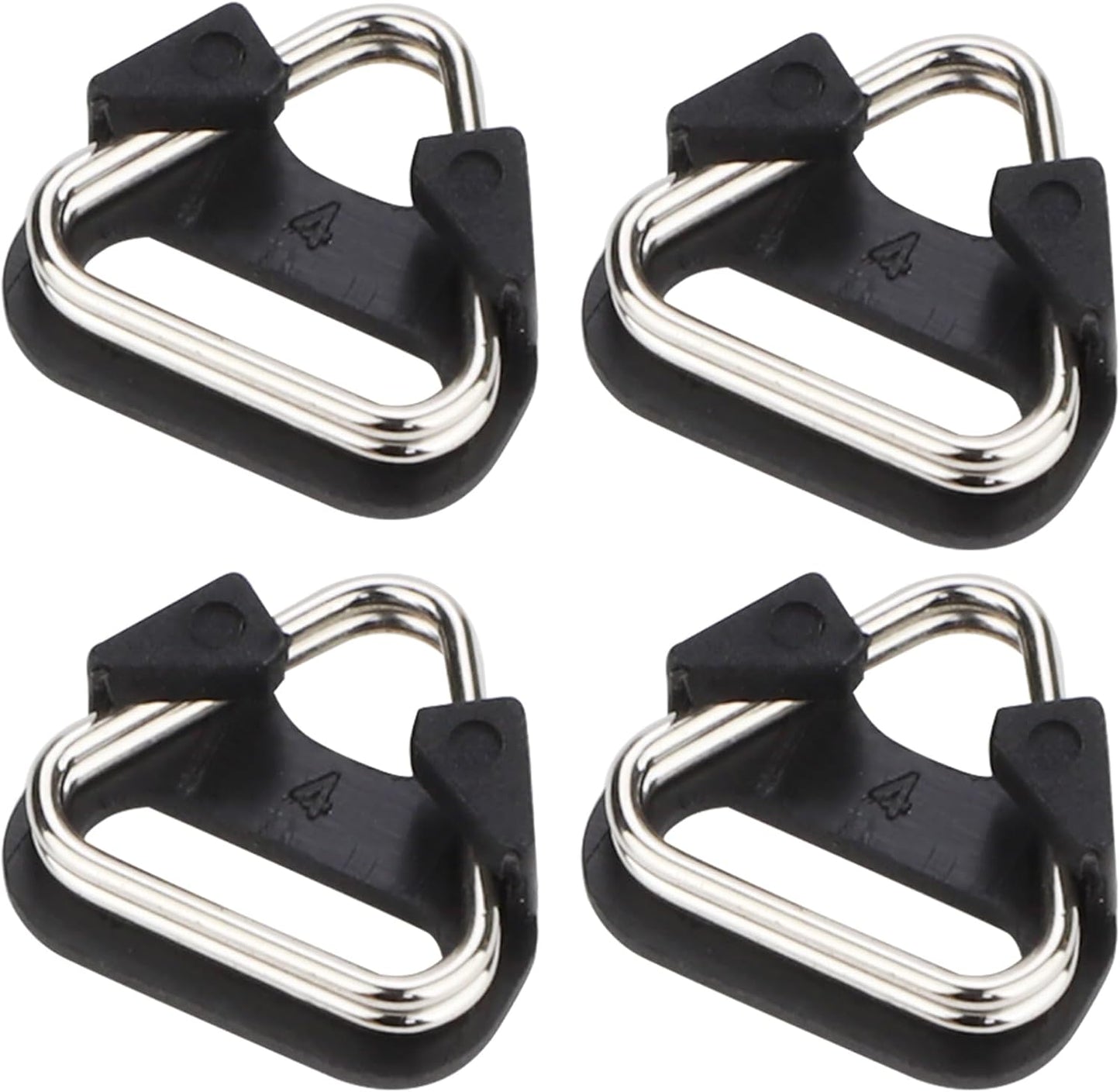 (2 Camera Strap Hook Triangle Split Ring Compatible with Sony Fuji DSLR Mirrorless Camera W/Round Eyelet Pair)