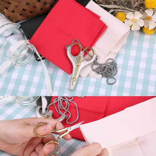 BUTUZE Embroidery Scissors - Exquisite Retro Design for Sewing & Crafting | Stainless Steel DIY Kit