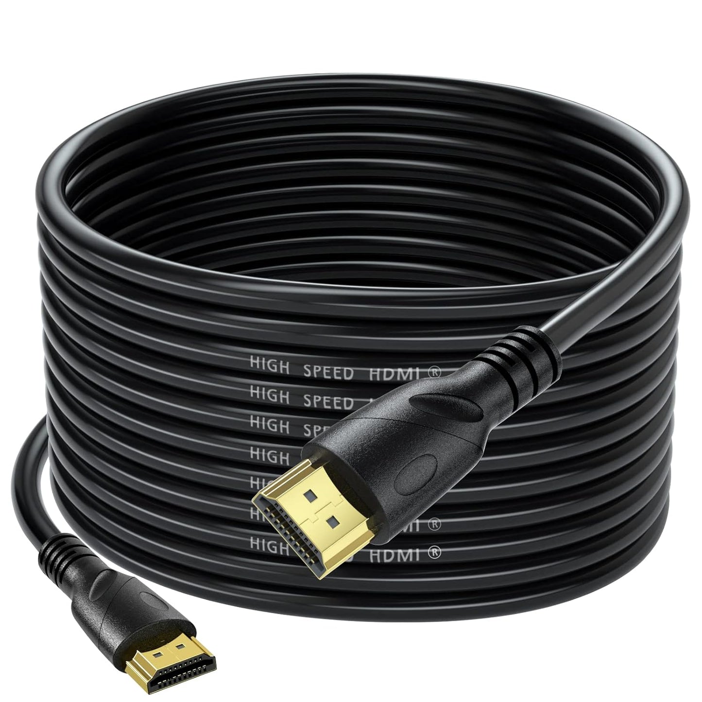 Jorenca 4K 30ft 2.0 4K@60Hz 18gbps, 1080p 3D PS3/4/5/9 HDMI Cable Ultra High Speed HDMI Cables Gold Plated