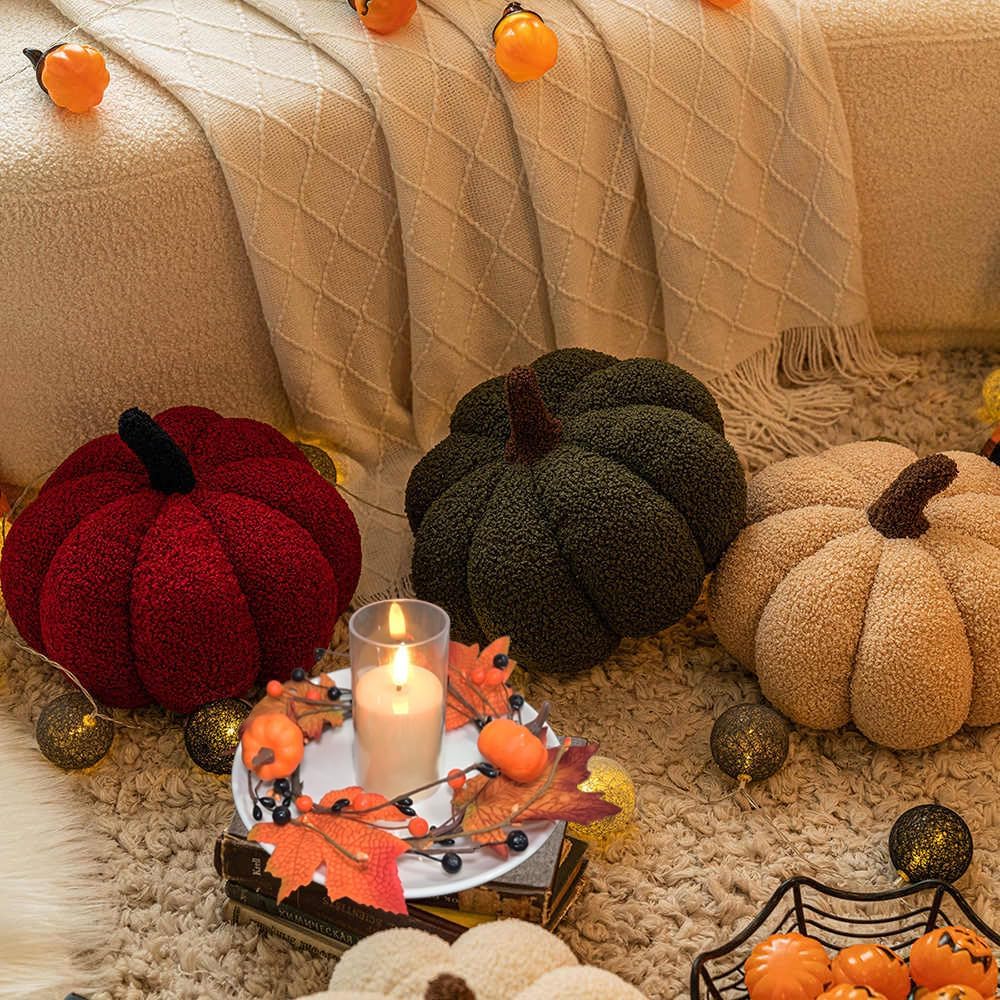 Skiennix 3-Piece Fall Candle Rings - Autumn Maple Leaves & Pumpkins | Perfect for Halloween & Thanksgiving Decor