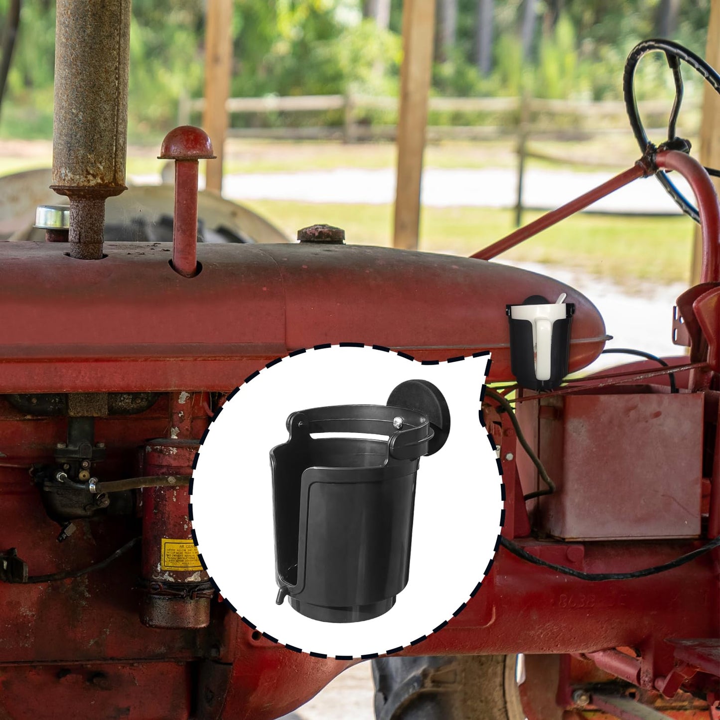 QIAOTLB Magnetic Cup Holder Magnetic Cup Holder for Fridge, Buses, Cruise Ships, Tractors, Sightseeing Cars, etc