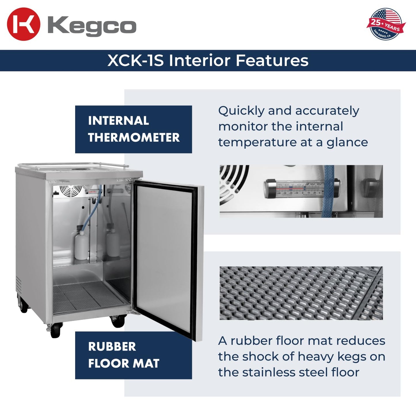 Kegco XCK-1S-2 Kegerator